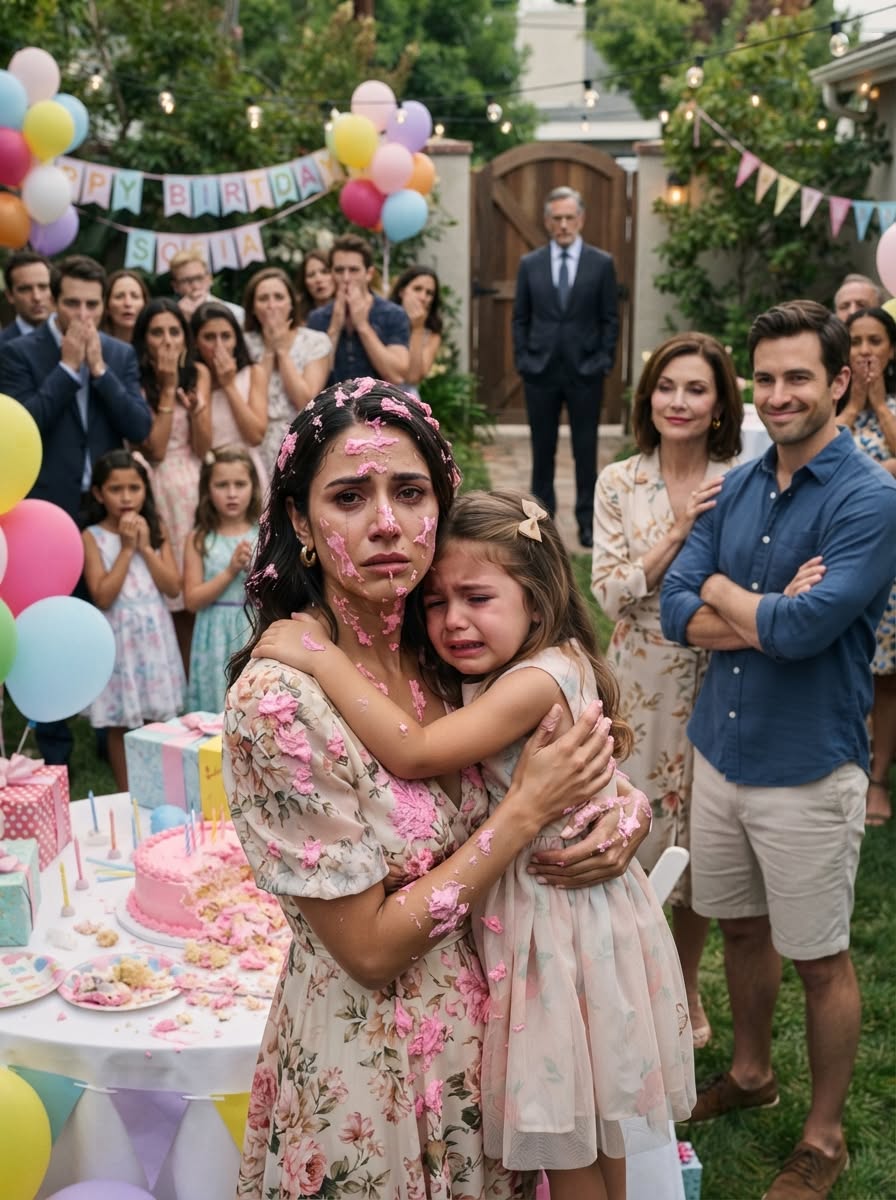 MY HUSBAND SH0VED MY FACE INTO OUR DAUGHTER'S BIRTHDAY CAKE IN FRONT OF 47 GUESTS—BUT HE HAD NO IDEA I WAS THE MISSING BILLIONAIRE HEIRESS WHO WOULD SOON CHANGE HIS LIFE FOREVER