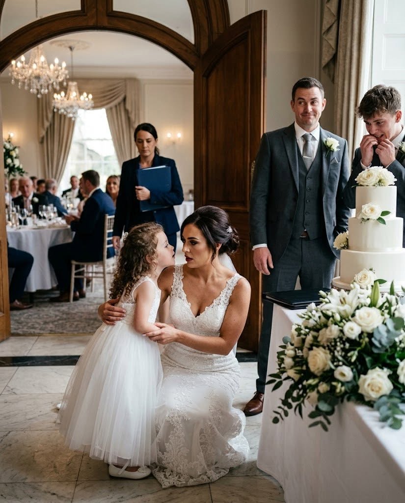 My five-year-old daughter tugged my wedding dress in front of 200 guests and whispered, "New Daddy and Uncle Peter used your name to take our house."