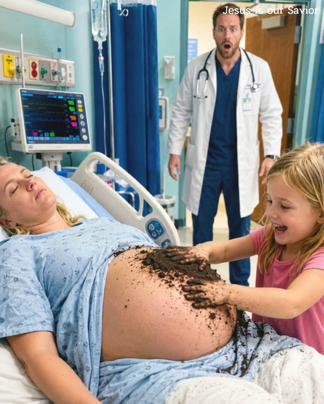 She had been carrying a child while trapped in a coma for 8 long months… until one day, a little girl placed a handful of soil on her belly—and everything began to shift.