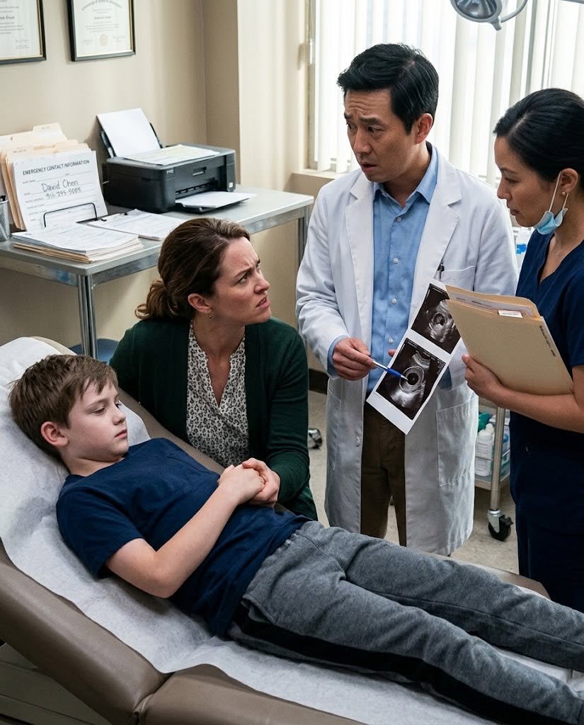 My husband called my ten-year-old son a liar in our kitchen and refused to let me take him to a doctor.
