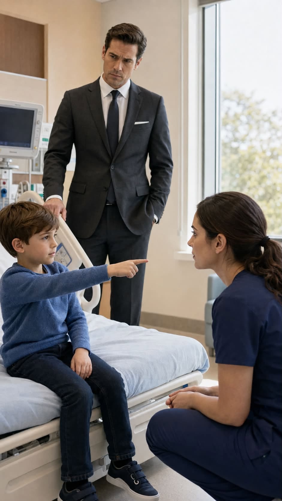 The six-year-old son of the most powerful man in Chicago fired five doctors before breakfast.