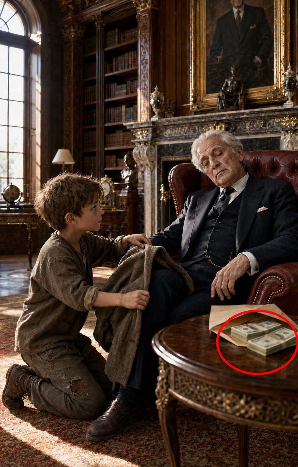 He Left $5,000 Out To Catch A Thief And Pretended To Sleep — But The 7-Year-Old Who Entered The Library Never Touched It