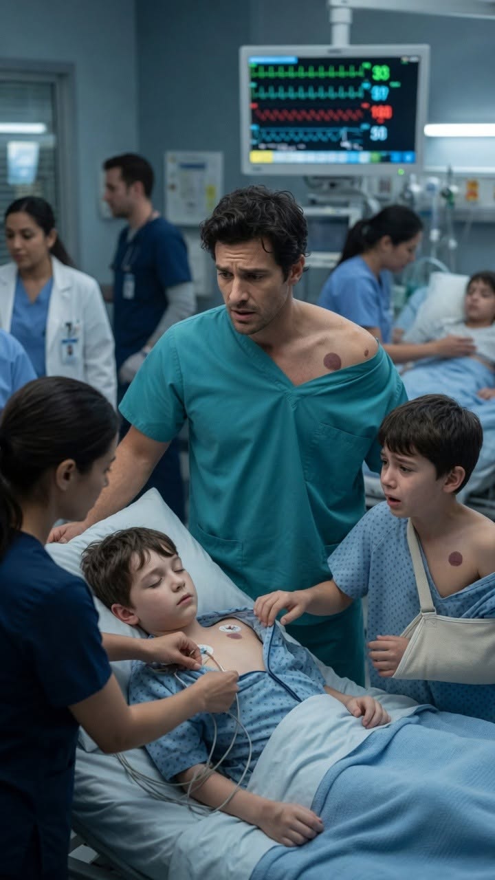 The first boy arrived unconscious.