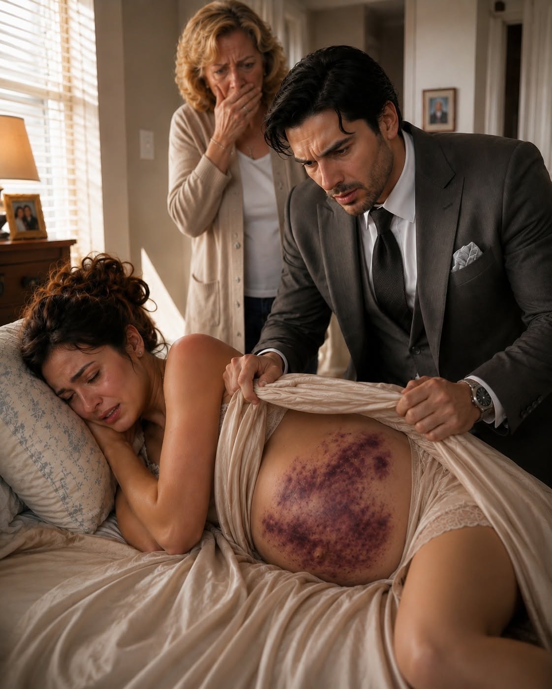 When He Lifted the Blanket From His Pregnant Wife, He Discovered the Cruel Secret His Own Mother Had Told Her to Hide