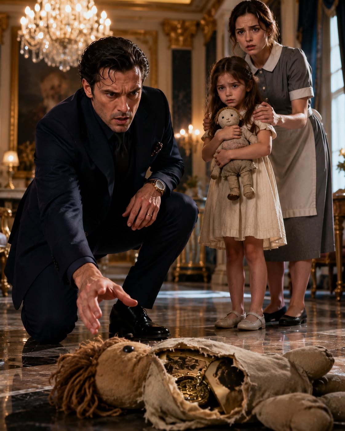 The Mafia Boss Thought A Maid's Daughter Was Just A Poor Child — Until Her Old Doll Exposed The Crime That Haunted Him For Years.