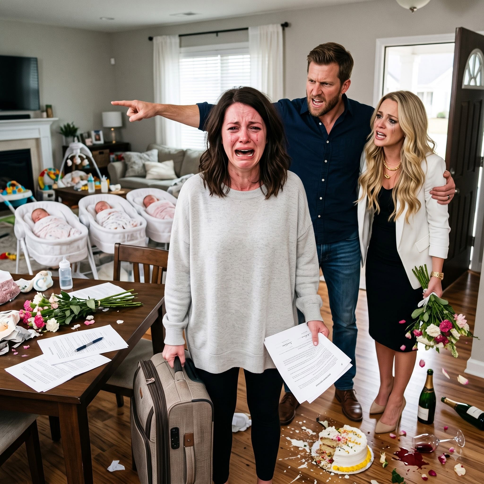 The divorce papers hit the table before the anniversary cake did.
