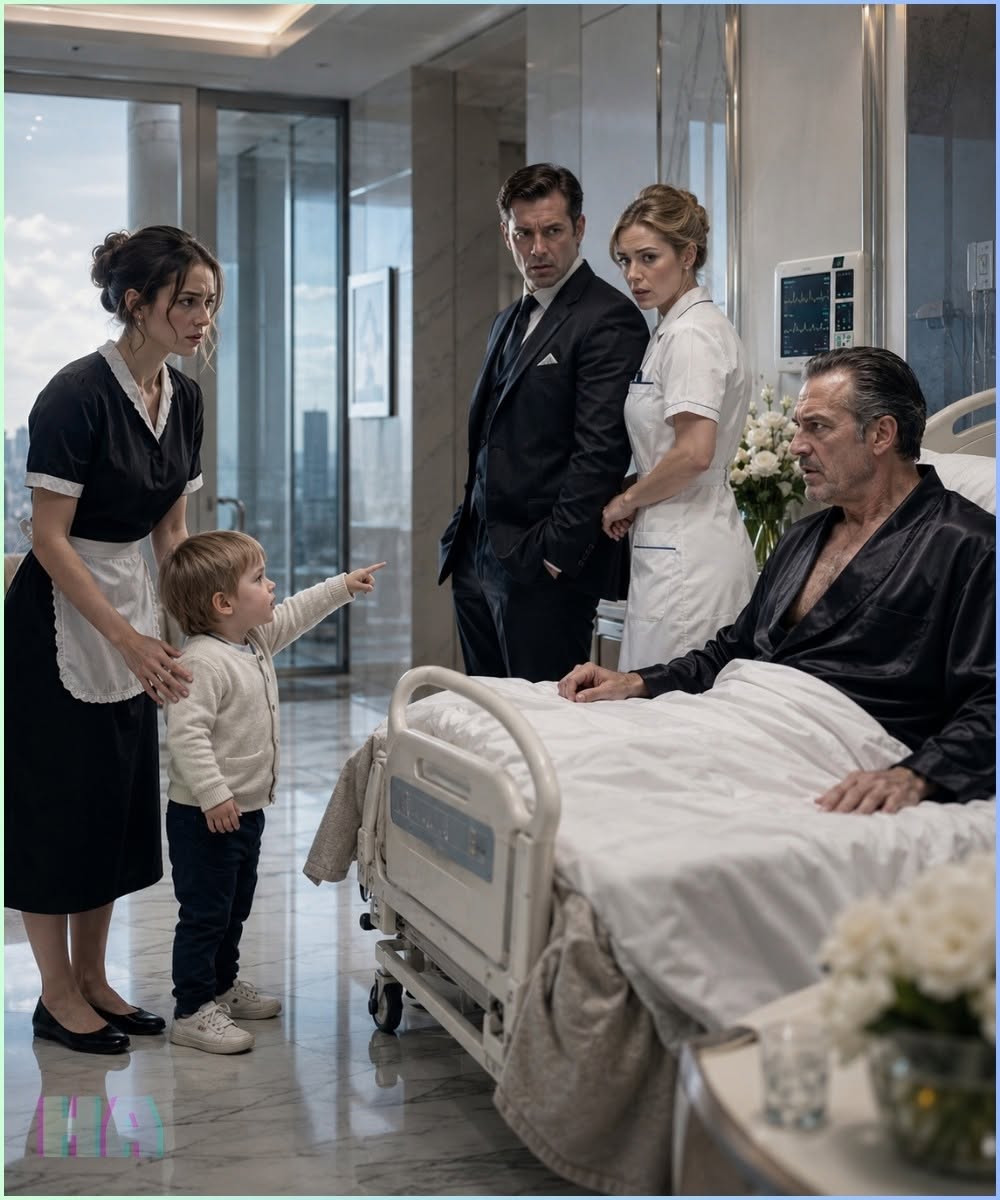The Mafia Don Ordered the Maid’s Toddler Out of His Hospital Room Until Her Strange Warning Exposed the Two People He Trusted Most