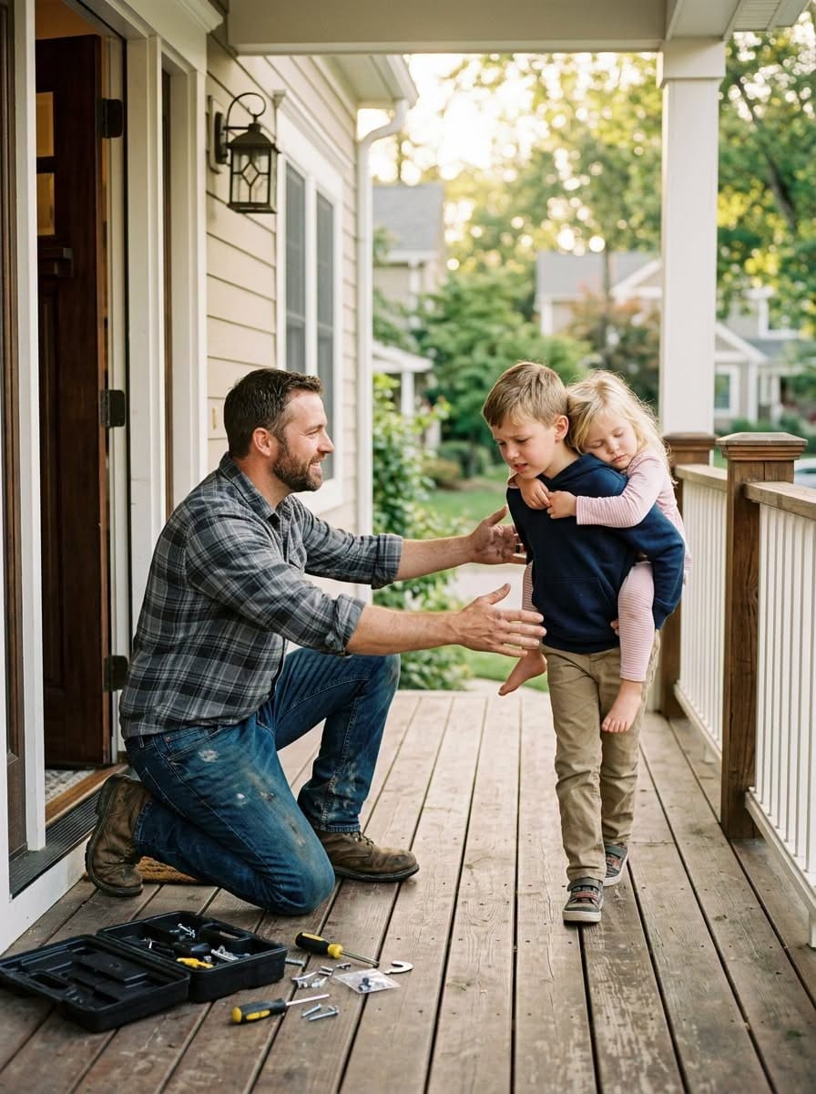 New My six-year-old nephew dragged his broken leg across seven blocks of pavement to reach my porch, with his starving three-year-old sister clinging to his shirt