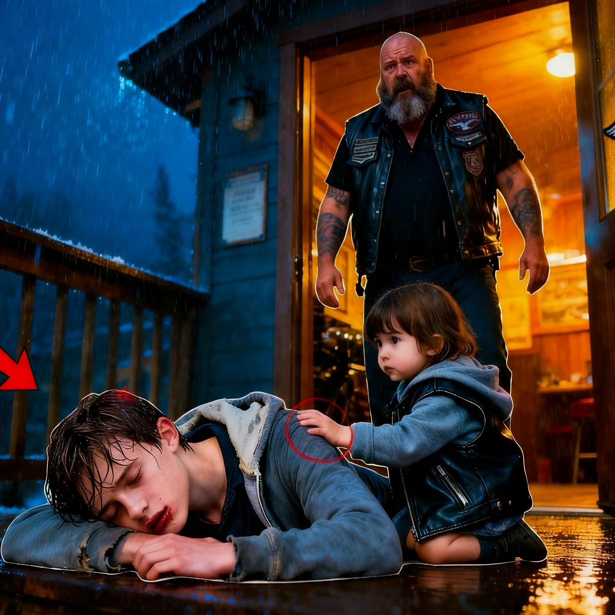 THE HOMELESS BOY CARRIED THE MAFIA KING’S DAUGHTER THROUGH A DEADLY STORM—THEN HIS MOTHER WHISPERED THE NAME THAT MADE TWO HUNDRED MEN GO SILENT