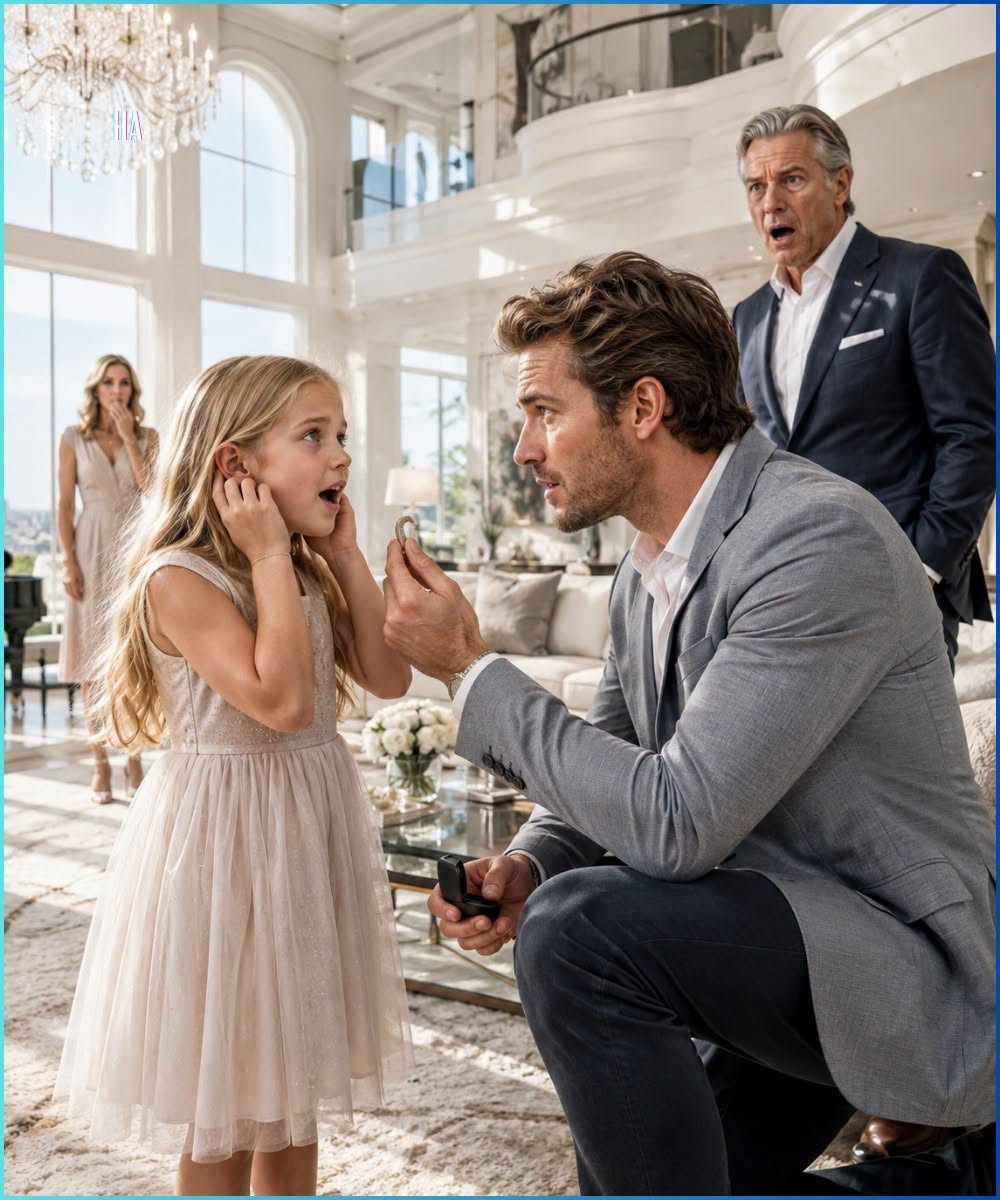 The Billionaire’s Deaf Daughter Had Never Heard Her Mother’s Voice Until a Single Dad Security Guard Found the Device Hidden in Her Ear