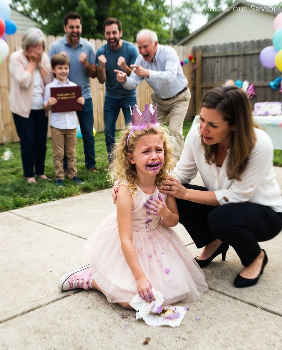 At My Daughter’s 8th Birthday, My Brother Hijacked the Party With One Announcement—and Everyone Cheered While She Scrubbed Frosting Off the Ground