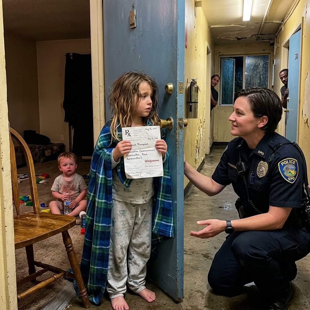 A 7-year-old girl called 911 at 2:17 a.m. because her mother hadn't returned home.