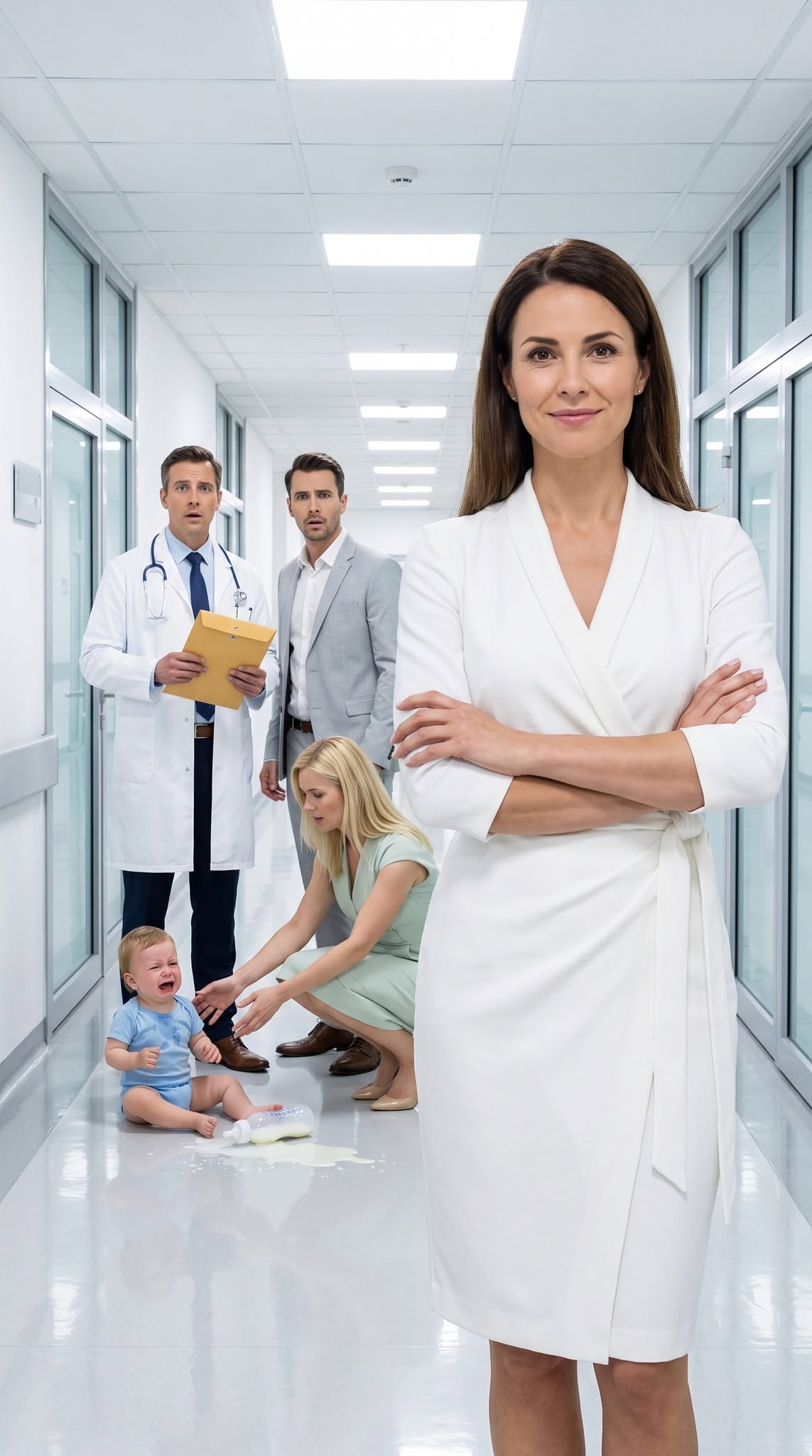 One year after my divorce, my ex-husband cornered me beneath the cold white lights of St. Catherine’s Hospital and proudly declared that my body had been the reason our marriage failed.