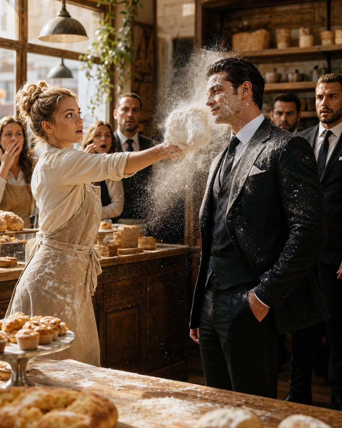 She Threw Flour at the Mafia Boss—Then He Returned Every Morning Just to See Her