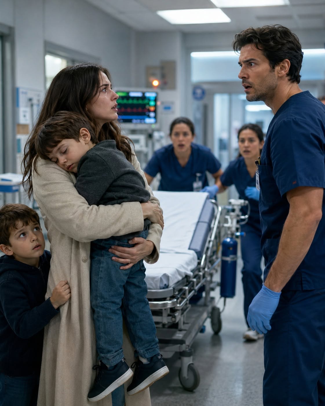 By the time Rachel Bennett reached the emergency entrance, six-year-old Finn could no longer hold his head up.