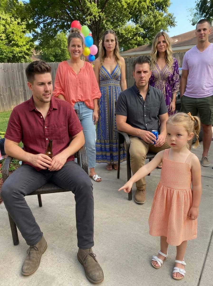 At my husband’s birthday party, our three-year-old daughter pointed at his best friend’s boot and cheerfully said, “Daddy cries there!