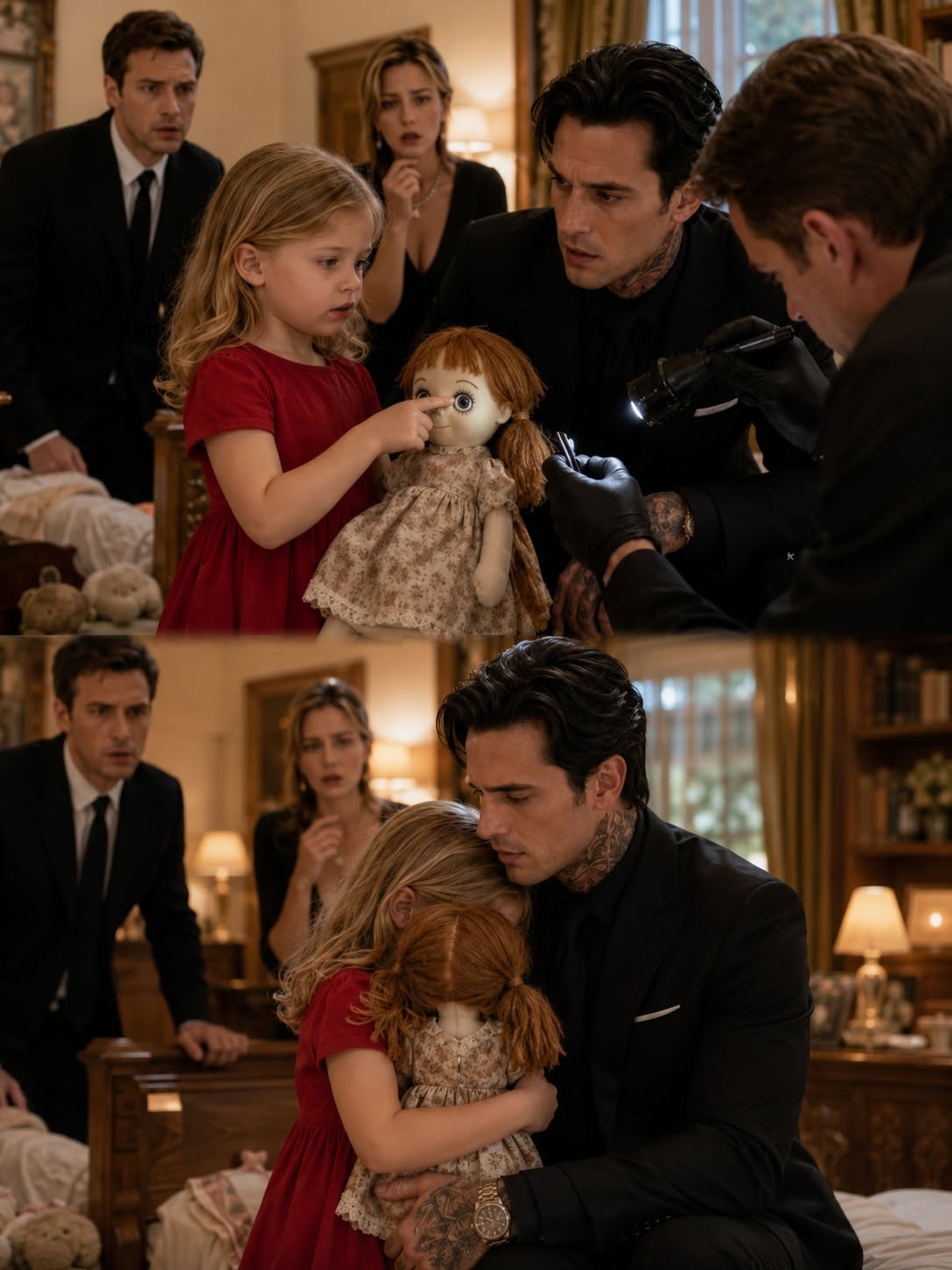A four-year-old girl innocently whispered, “Mr. Moretti… my doll is watching me,” and everyone dismissed it as a child's imagination—except the mafia boss