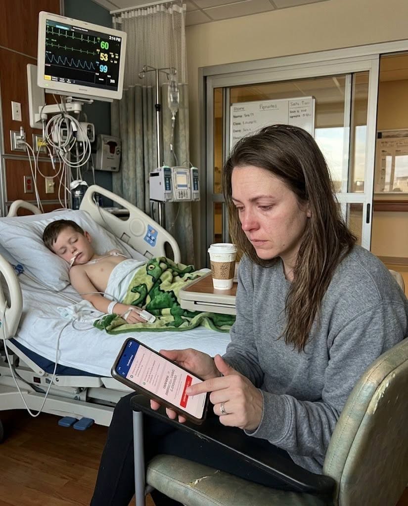 The morning Caleb went into surgery, the pediatric wing smelled like sanitizer, burnt coffee, and fear.