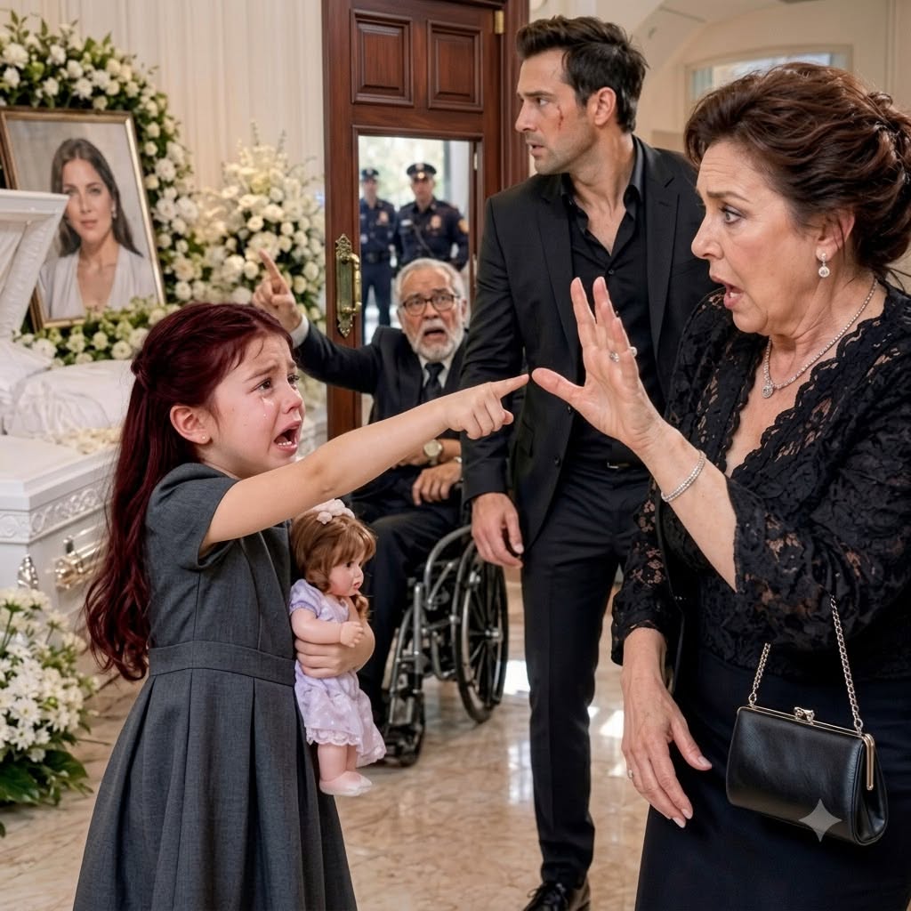 New Grandma is lying! Mommy didn’t die because she wanted to!” my six-year-old daughter screamed in front of the casket, as my entire family fell dead silent.