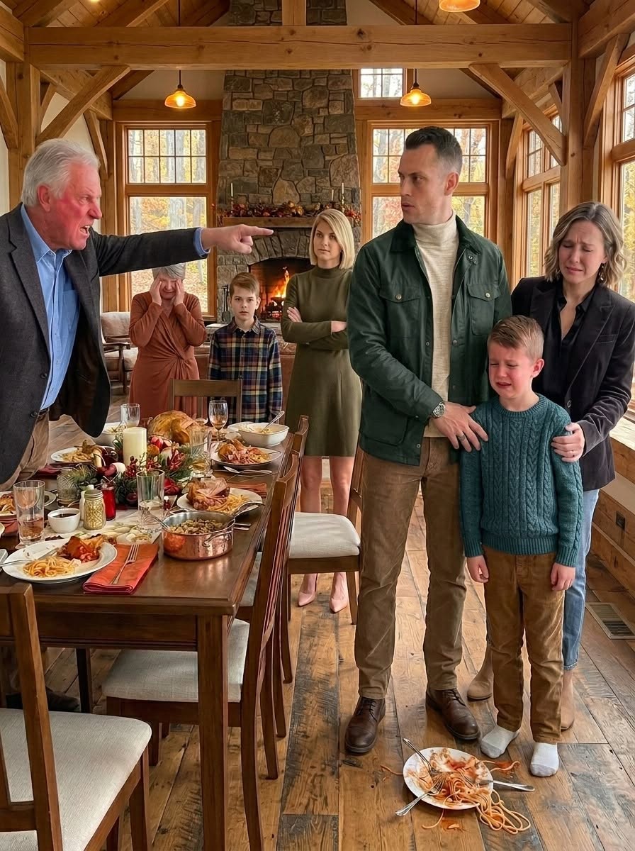 Make your kid apologize right now or get out of my house forever!” Dad snapped after my nephew knocked over my child’s food