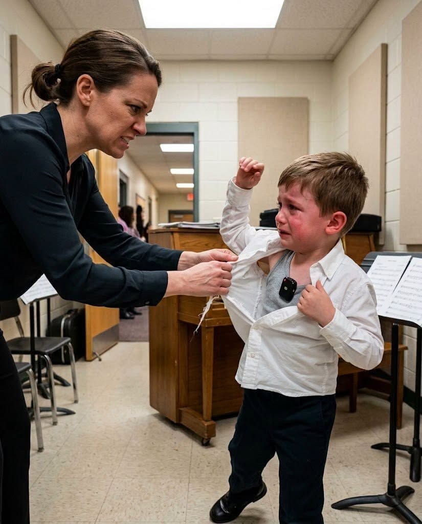 Minutes before my six-year-old son’s first piano recital, his mother slapped him, tore his concert shirt, and locked him inside the instrument room so her sister’s child could take his place