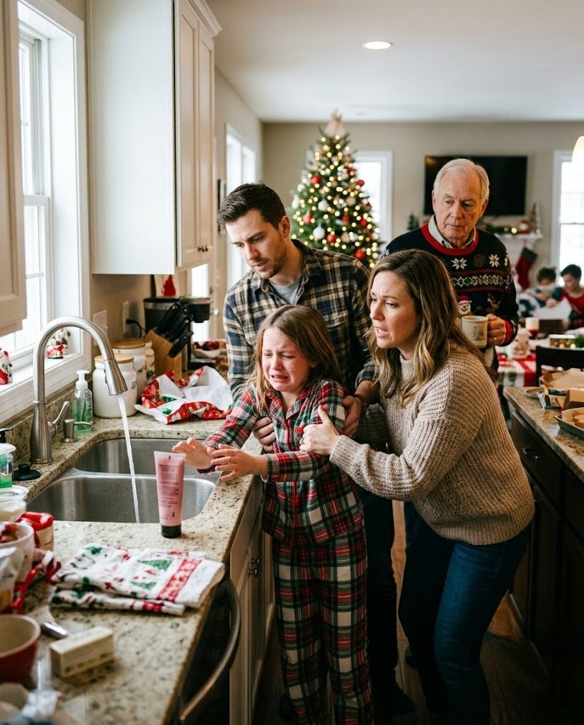 New On Christmas morning, my 9-year-old daughter opened a gift box from my father-in-law. Seconds later, she screamed that her face was burning