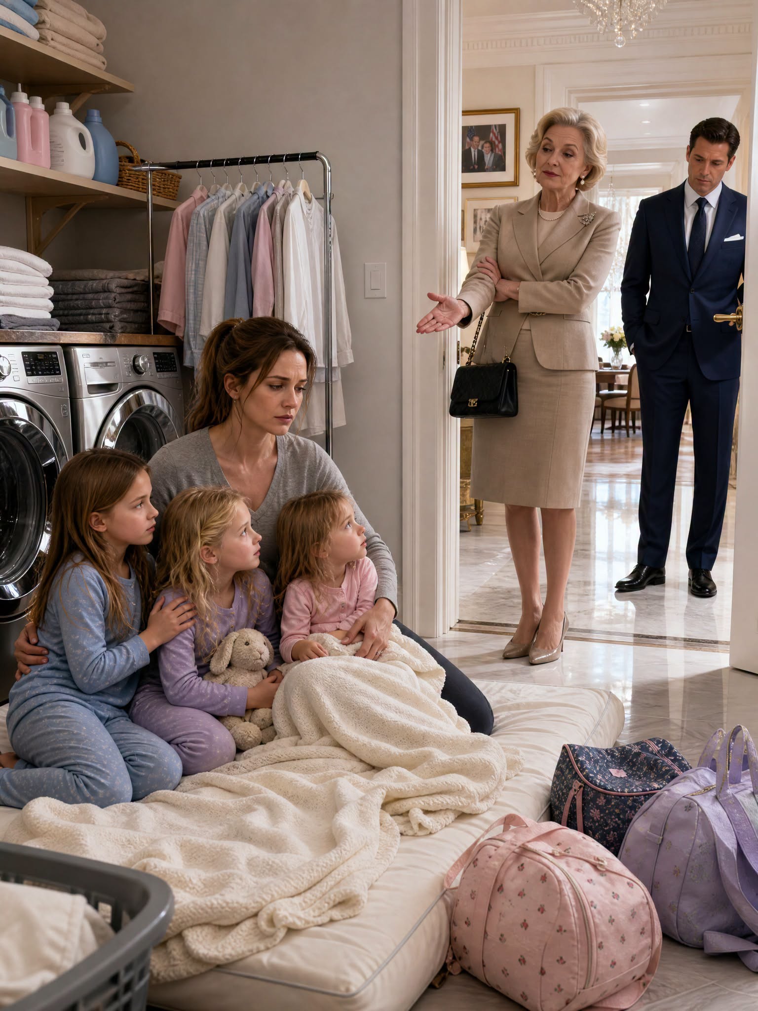 “You should remember that I’m the reason the four of you still have a place in this house. With three daughters, the Whitmore name ends with Michael.”