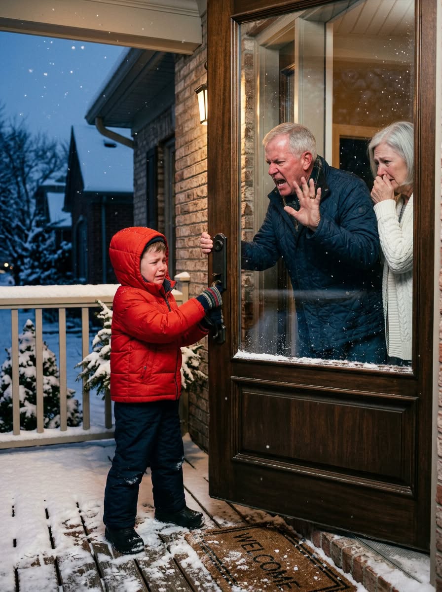 "My in-laws threw my 9-year-old son into a blizzard after his cousin made up a story about him. My father-in-law screamed, “Get out! I don’t need a dishonest grandson!” Three hours later, the hospital called me. One hour after that, he walked in, saw me sitting there, and froze