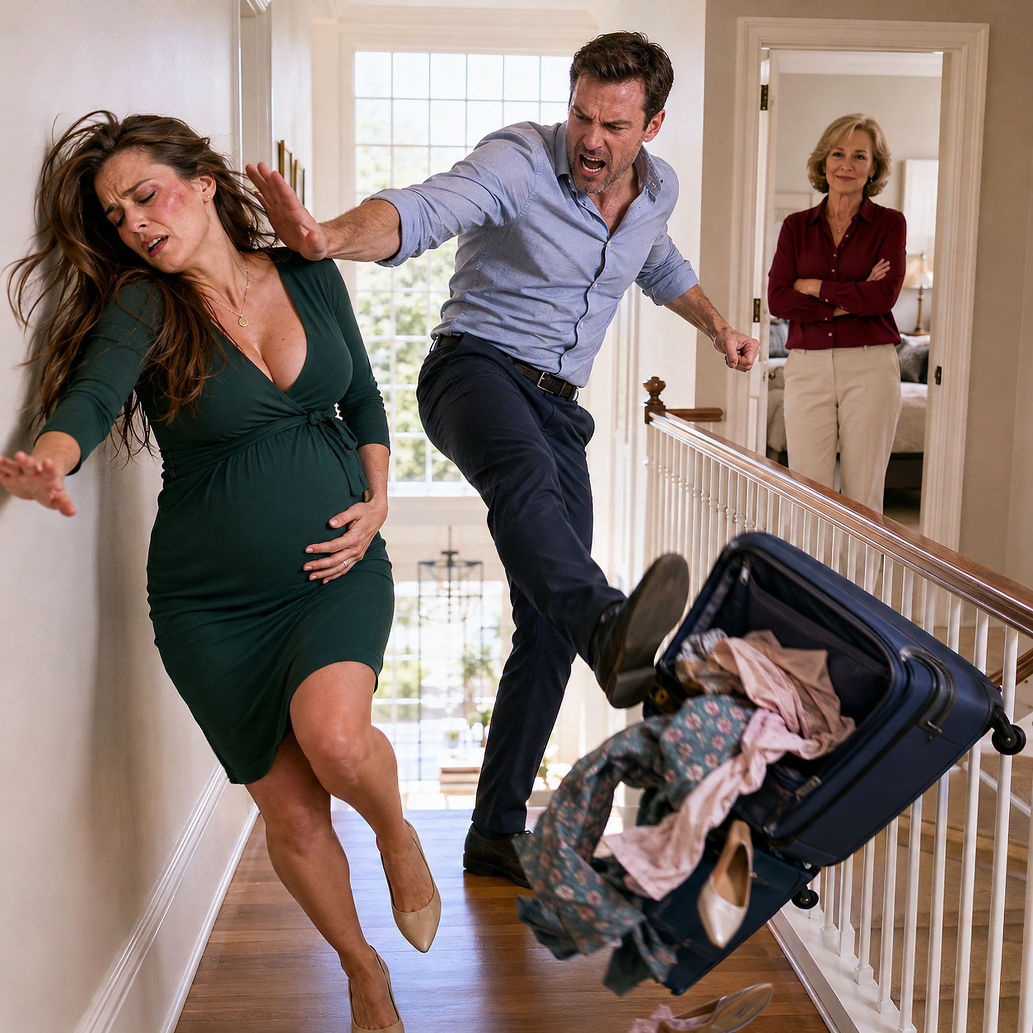 I was six months pregnant when my mother-in-law threw my belongings into the hallway and told me I wasn’t good enough for her son