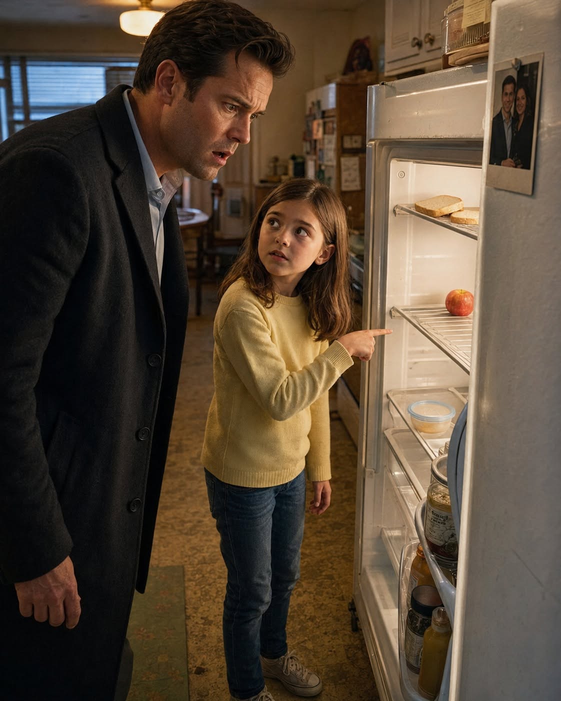 Little girl shows her fridge to a man — not knowing he’s a millionaire Her life changed forever