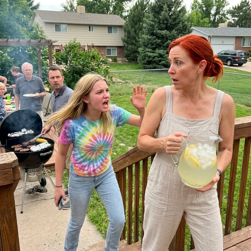 At a family barbecue, I accidentally bumped into my husband’s daughter, and she screamed, “Don’t ever touch me again
