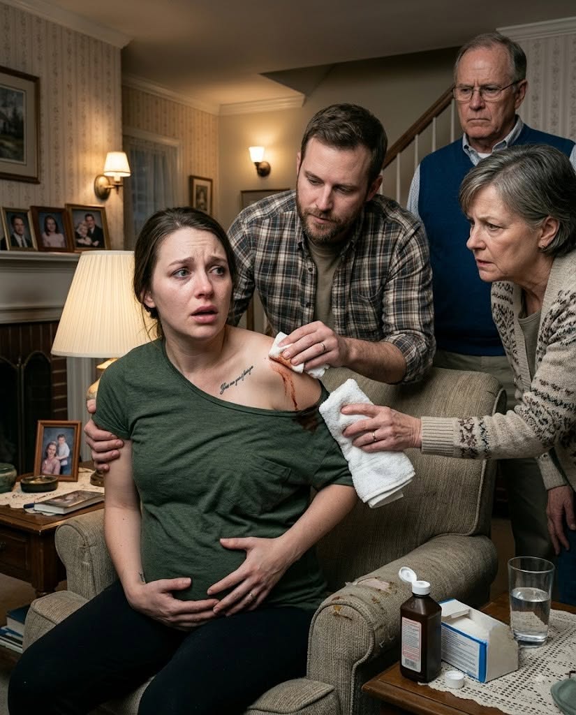 My husband injured the tattooed skin on my shoulder because his father said no marked woman was clean enough to raise their grandson.