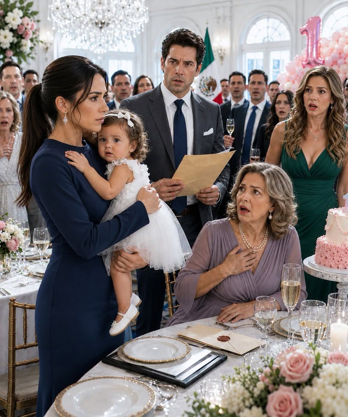 New At my daughter’s first birthday, my mother-in-law raised her glass in front of everyone and questioned whether Lucía truly belonged to my husband—just because my baby had blue eyes.