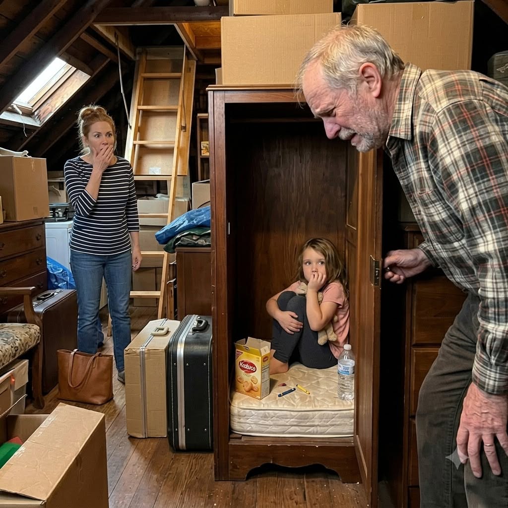 My son locked his five-year-old daughter inside my attic, flew to Hawaii with his wife, and left her with crackers and half a bottle of water.  They thought no one would find her.