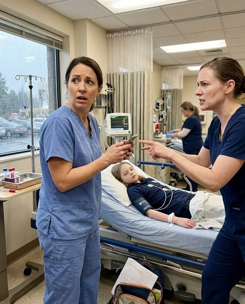 My 10-year-old daughter suddenly collapsed at school, and I rushed her to the hospital alone. Then a pale nurse ran toward me and said, “Call your husband right now.” When he arrived and the doctors told us the truth, neither of us could speak.