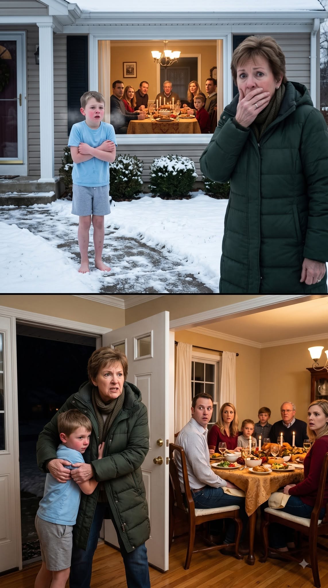 “You’re destroying your own son!” Daniel screamed as the police lights flashed across his