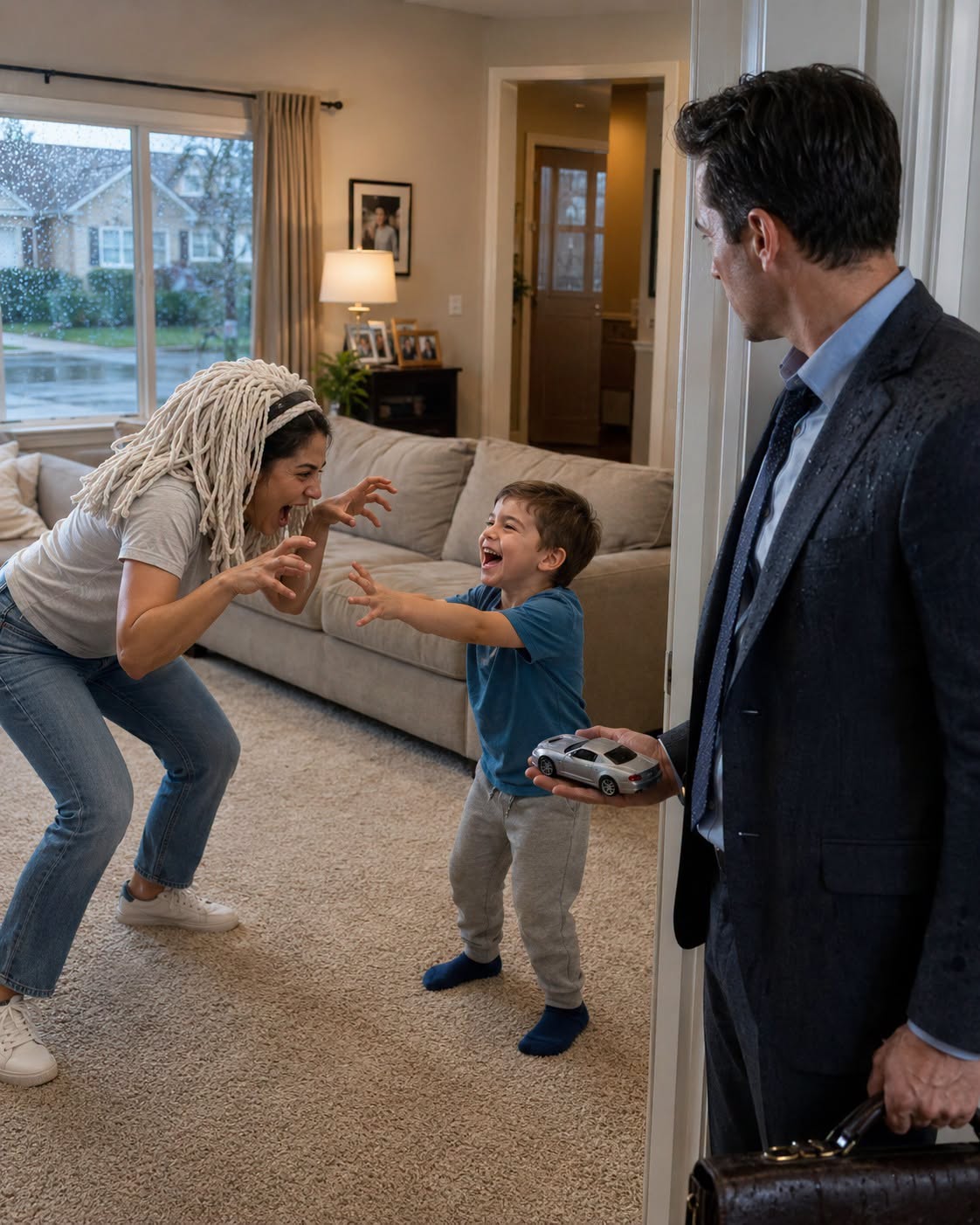 Millionaire Father Came Home Early… And Found His Silent Son Laughing With The Maid Who Changed Everything