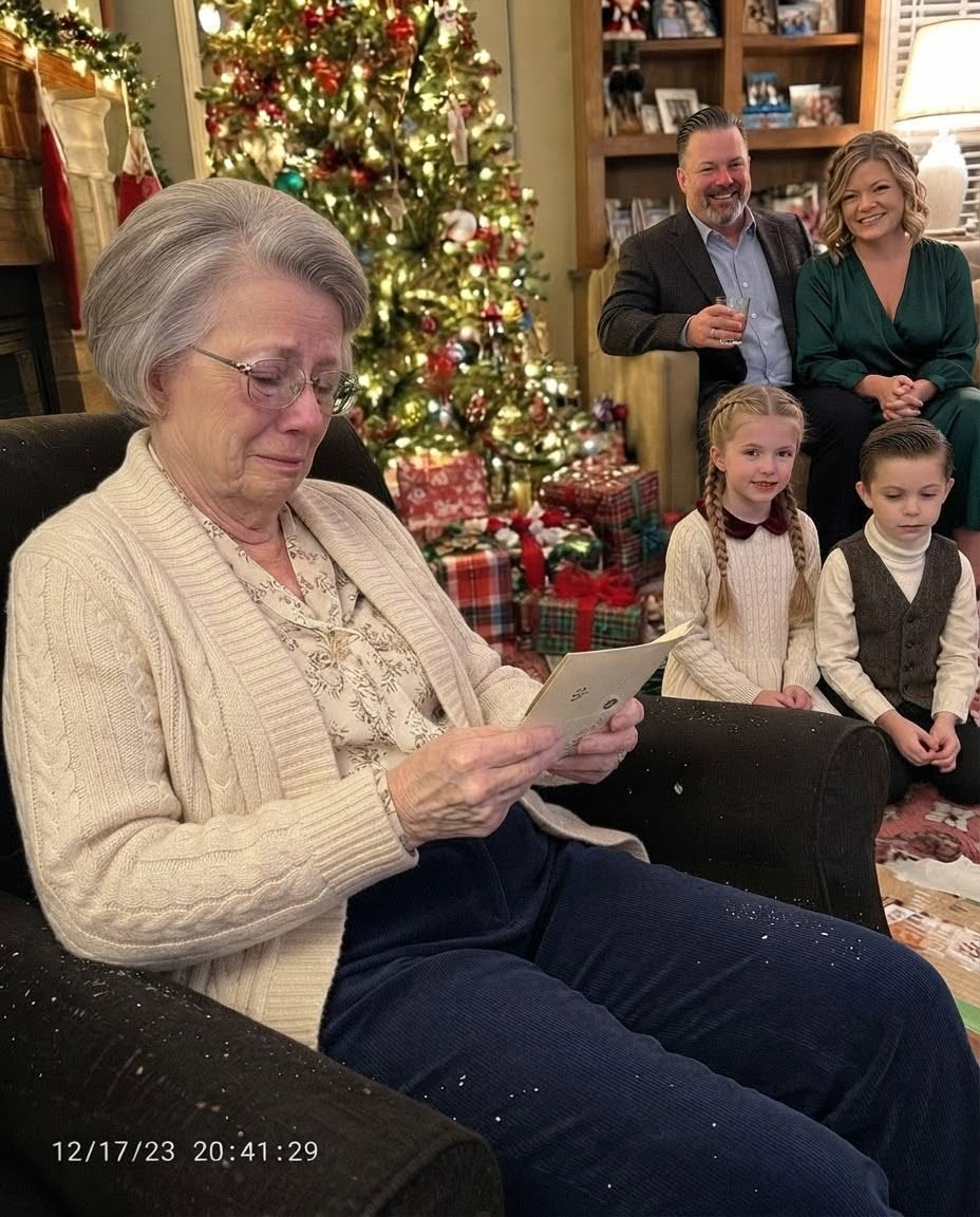 On Christmas night, my daughter-in-law handed me a glittery card and insisted I read it aloud: “Roses are red, violets are blue, we don’t want a sick grandma, so Christmas isn’t for you.”