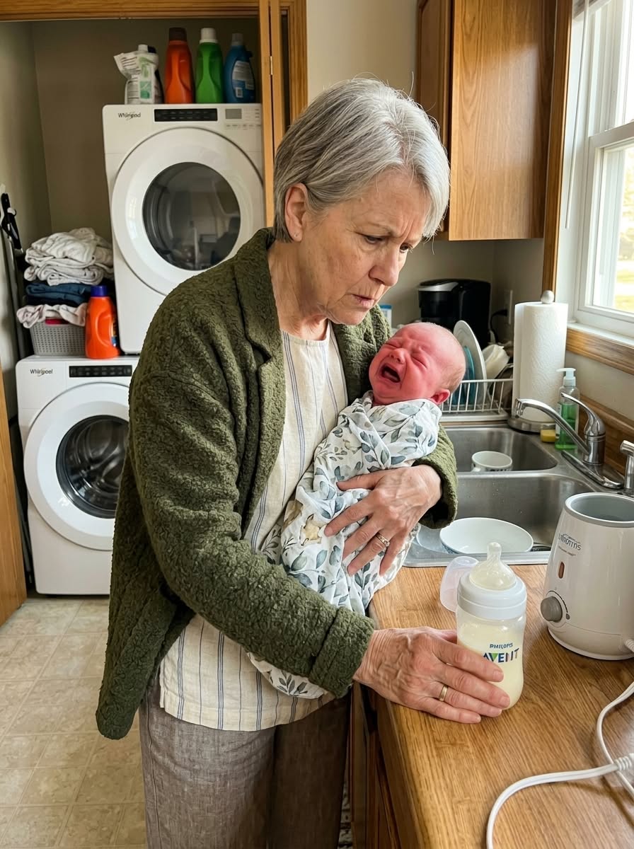 My son and his wife asked me to look after their two-month-old baby while they went out shopping. But no matter how gently I rocked him or how desperately I tried to soothe him, he would not stop crying