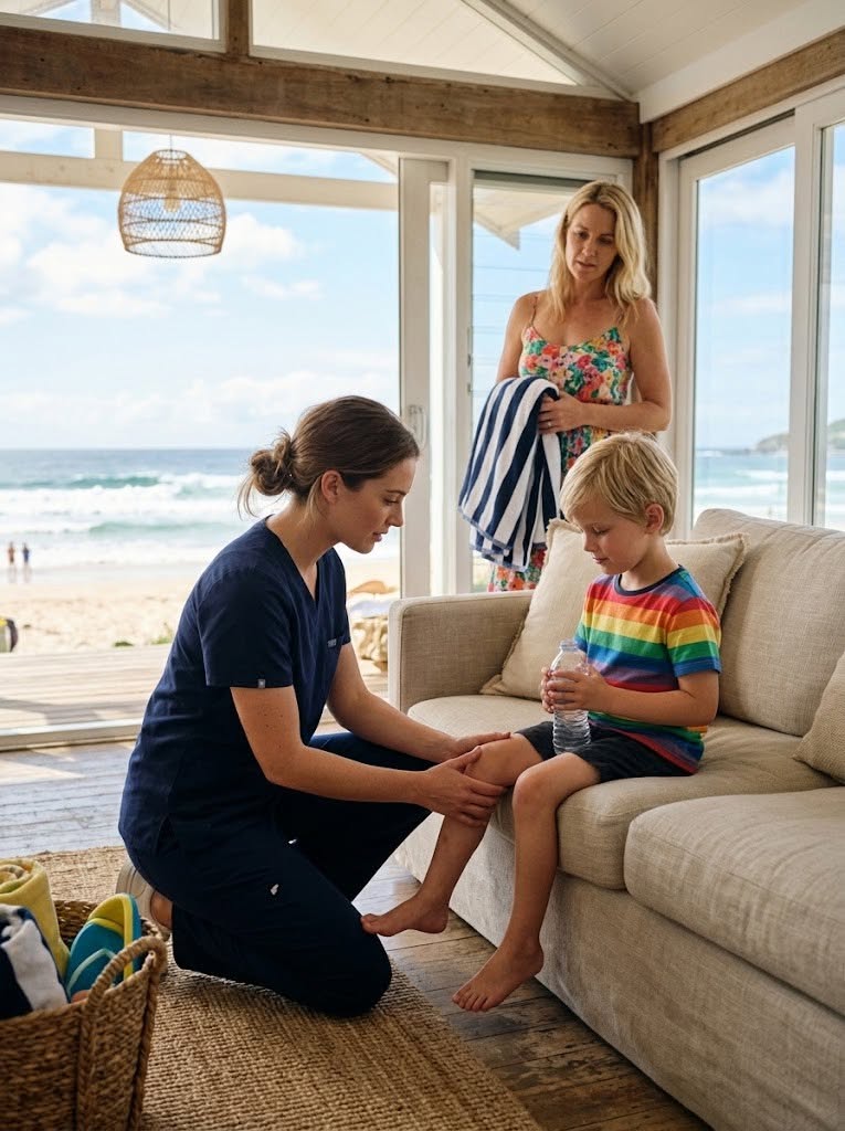 By the third day in the Outer Banks, my eight-year-old nephew was drinking constantly, making frequent trips to the bathroom, and worn out from the heat, and then his breathing started to change—even though my sister had warned me to turn off my ER-nurse instincts.