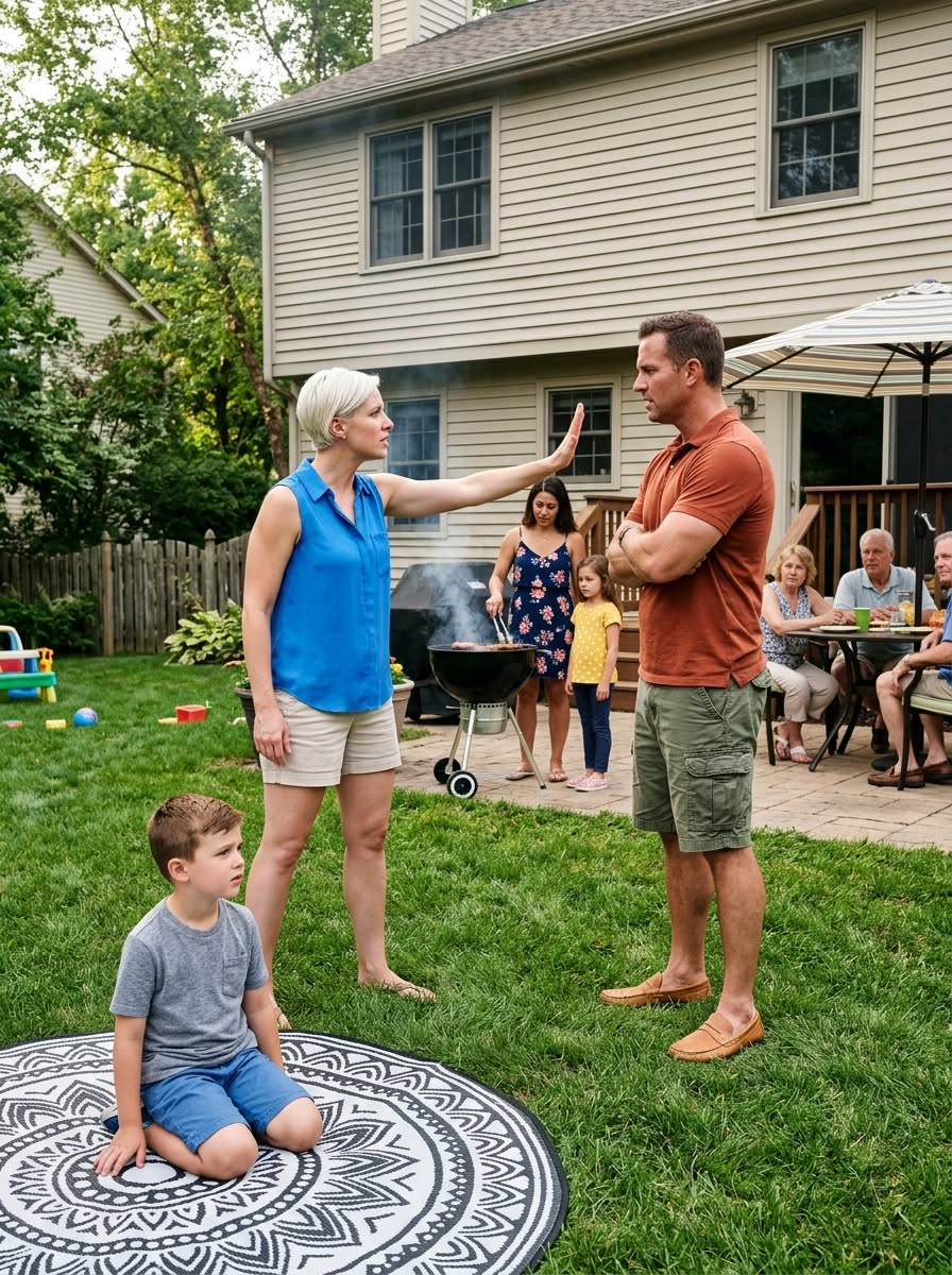 My Brother-in-Law M0cked My Thirteen-Year-Old Son at a Family Cookout, Then Mocked Me While My Husband Stayed Silent. Minutes Later, He Realized He Had Completely Underestimated Me.