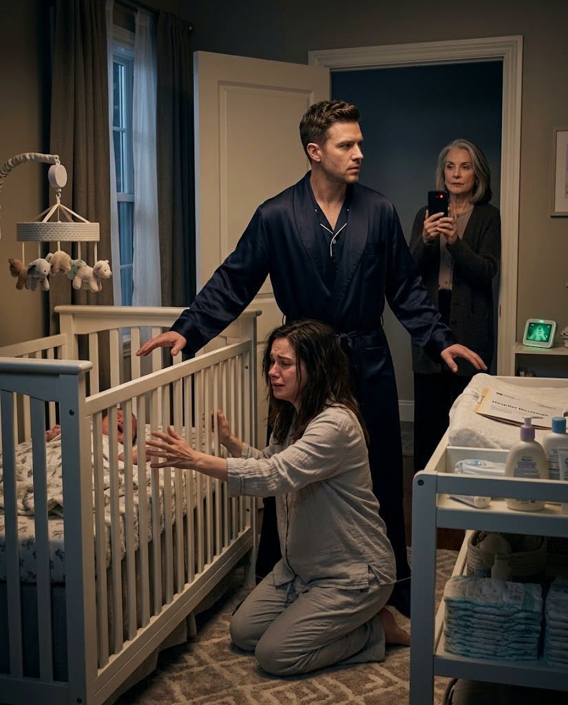 My son-in-law stood between my crying daughter and her hungry newborn at 3:08 a.m., using the crib as punishment.
