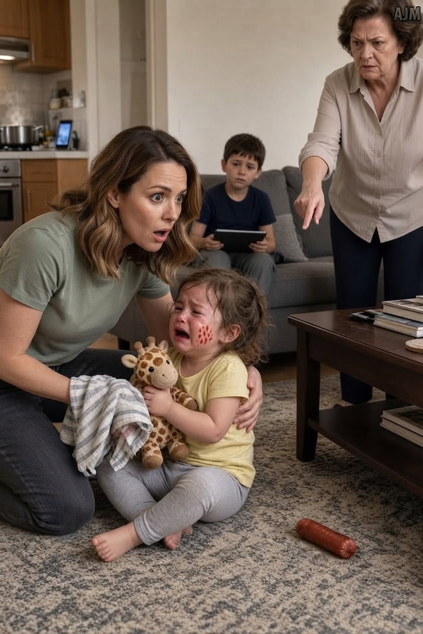 The slap was so quiet I almost missed it — until I saw the five red fingers on my toddler's cheek and heard my mother-in-law say 'that's how girls learn.'