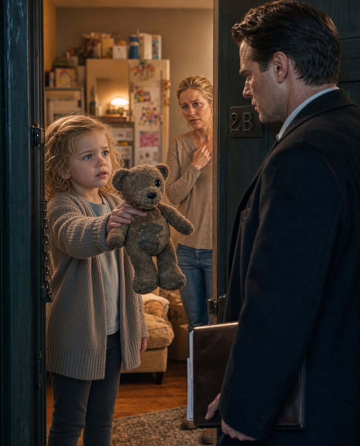 Alexander Mitchell came to apartment 2B to evict a single mother before dinner.