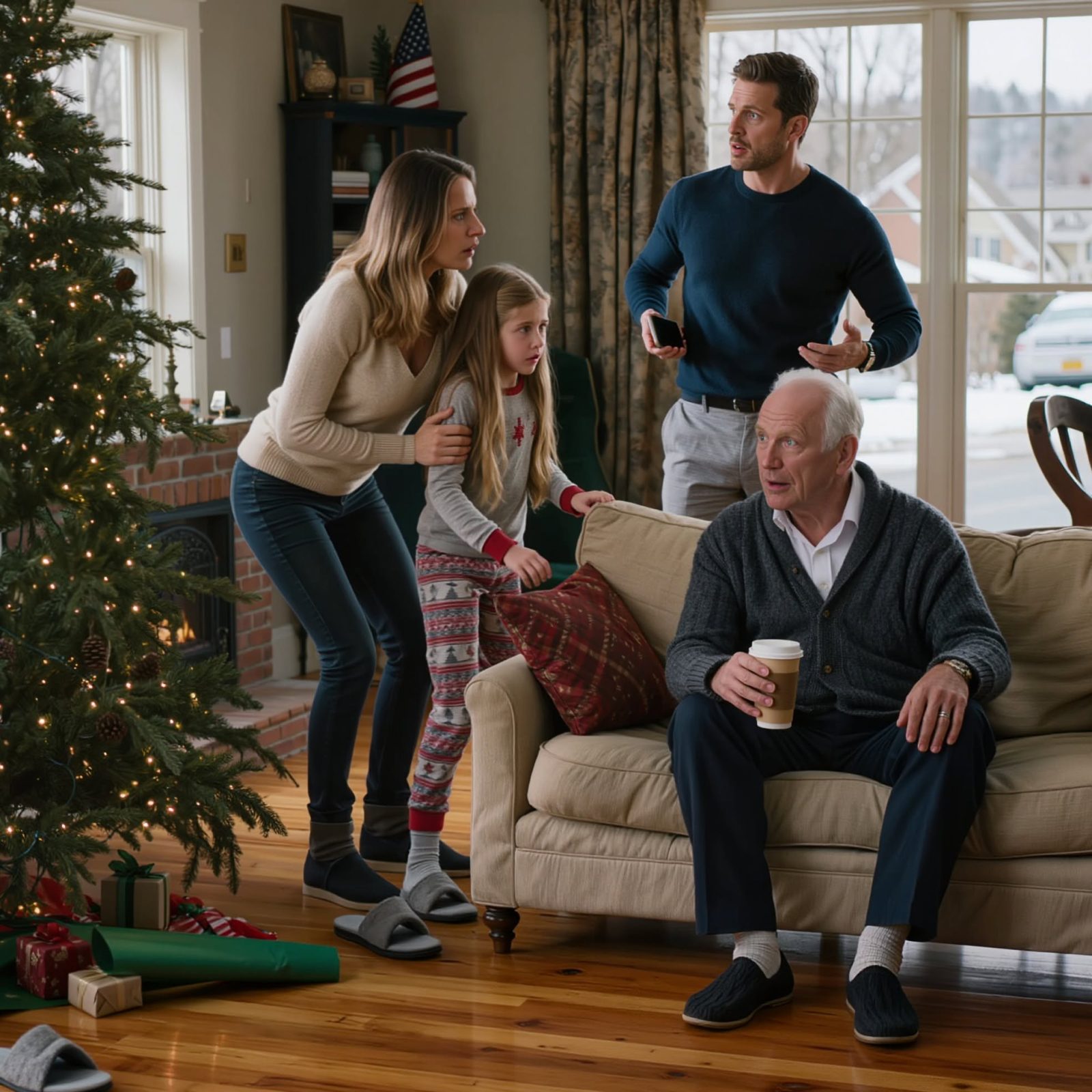 My Father-in-Law Smiled and Told My Eleven-Year-Old Daughter to Try His Christmas Gift. Thirty Seconds Later She Was Screaming,