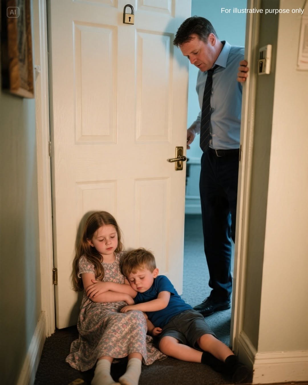 Dad Came Home to Find His Little Daughter Crawling on the Floor, Protecting Her Weak Baby Brother—Then She Whispered, “Dad… I Tried to Keep Him Safe”