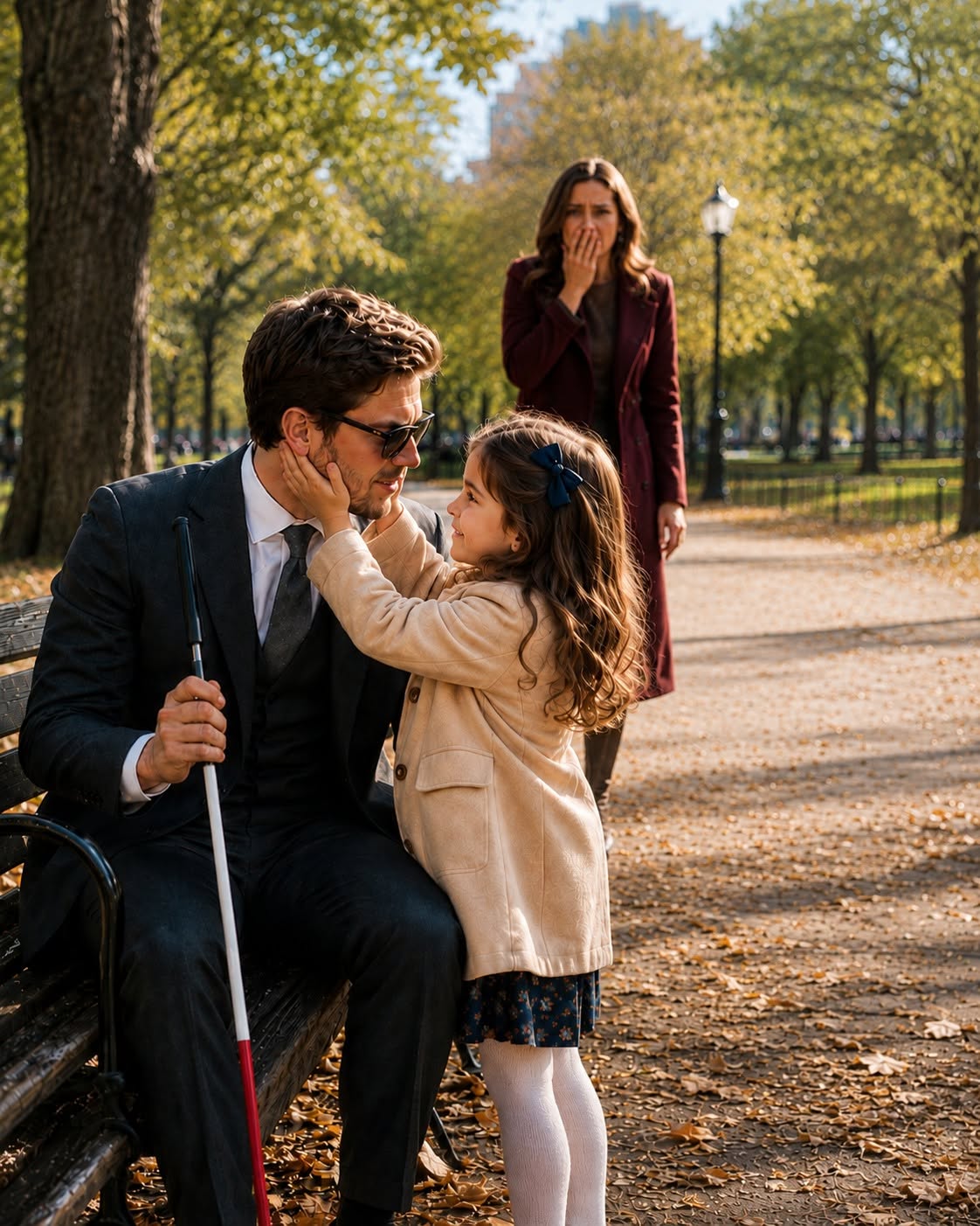 Six months after an accident took my sight, my wife left me sitting alone on a Central Park bench and warned me not to speak to strangers because people were already staring