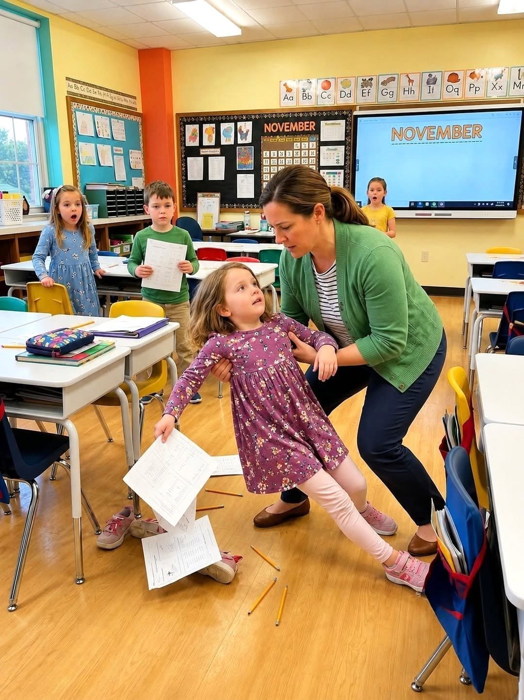 Dad Said It Wouldn’t Hurt… But It Does” — A Teacher Noticed The Way A Little Girl Moved And What She Heard That Morning Stayed With Her