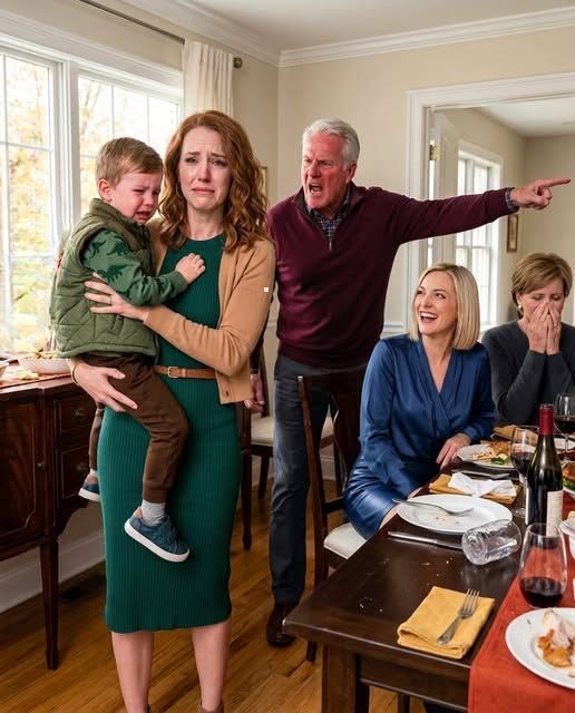 My father humiliated me at his dinner table in front of my five-year-old son.
