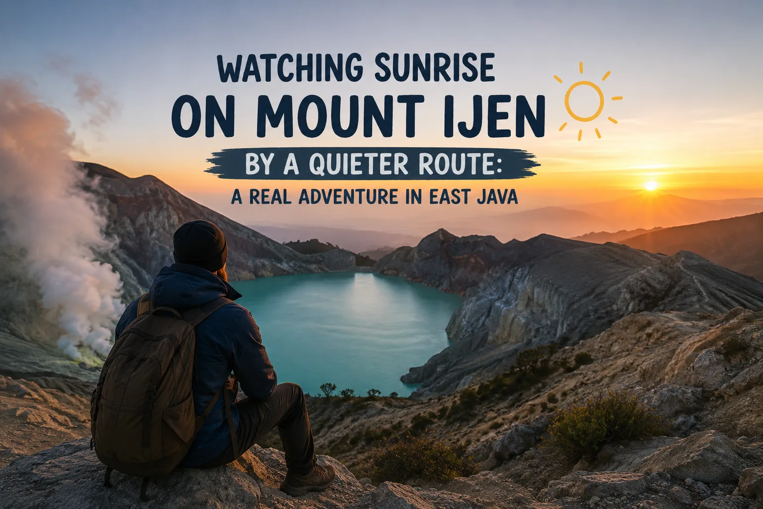Watching Sunrise on Mount Ijen by a Quieter Route: A Real Adventure in East Java - Briefix.net